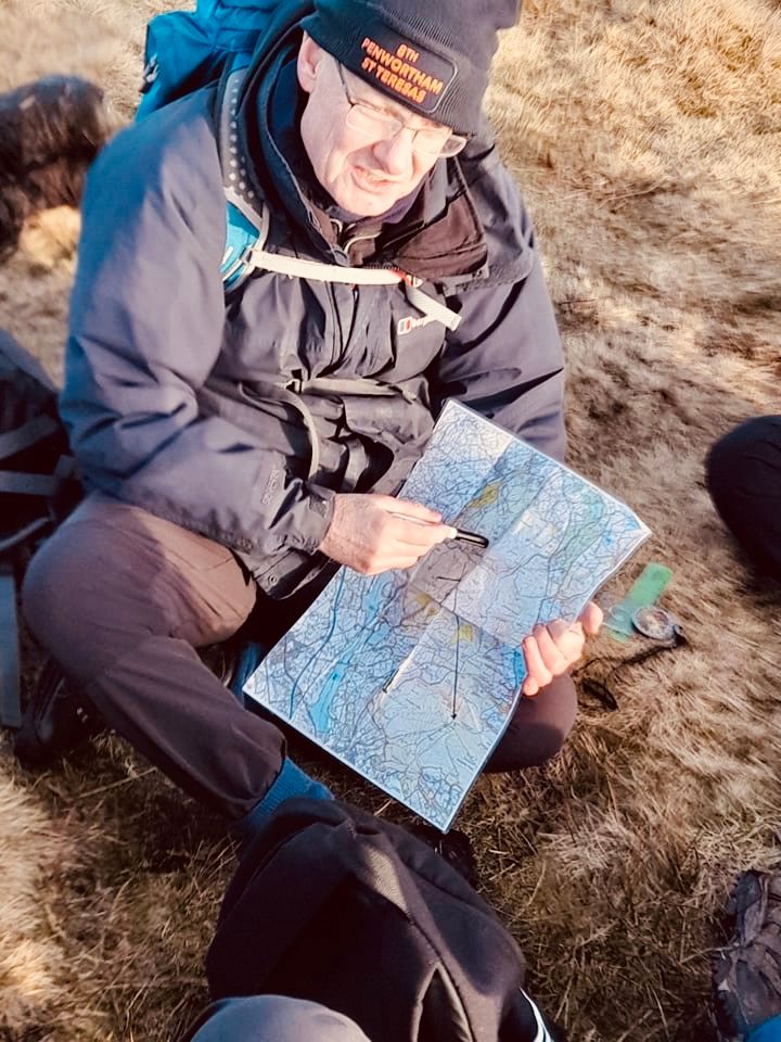 Volunteers brave the weather to completed their T1 Hillwalking Permits